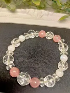 ローズクォーツ ブルームーンストーン 水晶