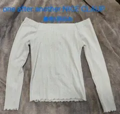 ナイスクラップ 長袖 オフショルダー