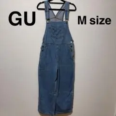 GU デニムオーバーオール　Mサイズ