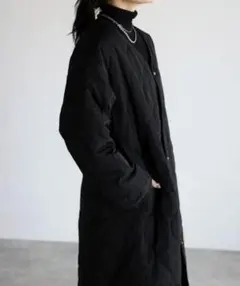 ブラック ノーカラージャケット