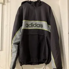 adidas ナイロンアノラックパーカー