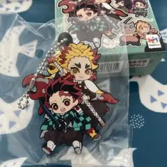 鬼滅の刃　ラバーマスコット炭治郎＆煉獄さん