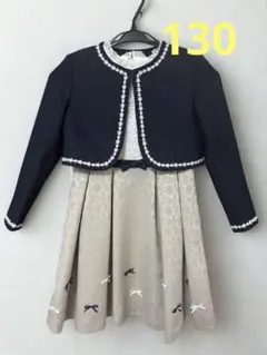 a.v.v ワンピース、ジャケット 、カチューシャ　入学式　130