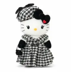 新品未開封・限定生産・シリアルナンバー入り　ハローキティ モノクロ　特大サイズ