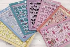 サンリオ 　ボンボンドロップシール 7種 うるちゅる ぷっくりシール