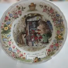 りー♡安野光雅　ノリタケボーンチャイナ　Bull-Dog 絵皿 ノリタケ ボーンチャイナ 磁器 皿 食器 Noritake 安野光雅デザイン