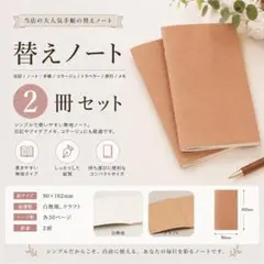 2冊セット 手帳 替ノート 90×162 コラージュ メモ帳 ジャンクジャーナルのサムネイル