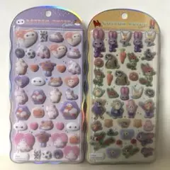 コットンパフィー　シール　ベイマックス　ズートピア　ディズニー　セット　正規品