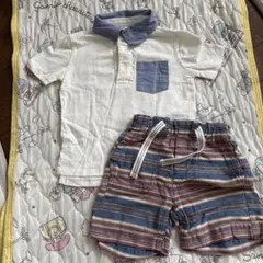 baby GAP ポロシャツ ショートパンツ セットアップ　※記名あり