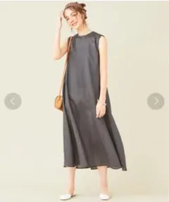 【最終sale】BEAUTY&YOUTH ラミーノースリーブフレアワンピース