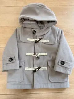 グレー フード付きコート 90サイズ