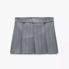 ZARA ピンストライプ柄ミニスカートのサムネイル