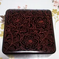 輪島塗り　一段重箱