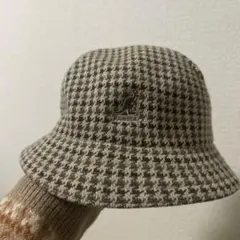 KANGOL バケットハット（千鳥柄）男女兼用