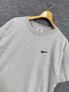 NIKE ナイキ USA製 スウォッシュロゴ 刺繍 グレー ヴィンテージ L