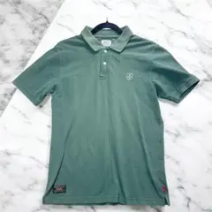 希少 WTAPS 14SS CHIEF 刻印ボタン ポロシャツ グリーン Sのサムネイル