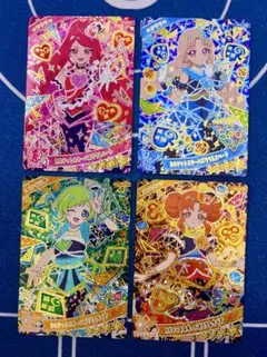 ひみつのアイプリ　4だん　カルテットスター　4枚セット　星4