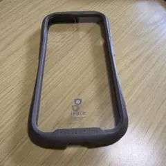 iFace iPhone14 カーキ　クリアハードケース
