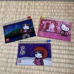 Hello Kitty 京都クリアケース3点セット
