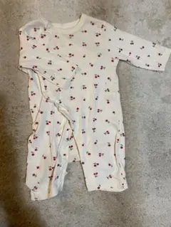 ロンパース チェリー柄