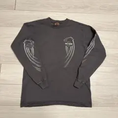 ハーレーダビッドソン 長袖 ロンT 　90年代　USA製　グレー