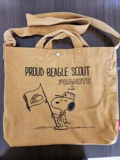 スヌーピー　ルートート ショルダーバッグ　ROOTOTE トートバッグ