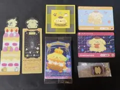 ポムポムプリン　ガチャ　カード　コースター　ブックマーク
