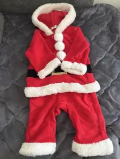 ベビー　ロンパース　サンタクロース　コスプレ　クリスマス 80