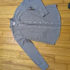 earth music&ecology ギンガムチェック長袖シャツ M