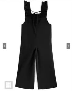 GRLショルダーフリルバックリボンオールインワン