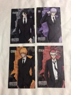 BLEACH 黒崎一護　阿散井恋次　朽木白哉　市丸ギン　スーツ姿