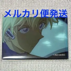 安室透　場面写 スクエア 缶バッジ　名探偵コナン プラザ　劇場版 黒鉄の魚影