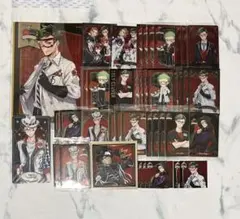 ツイステ　トレイ　ウエハース　メタカ　メタルカード　シール　ましコレ