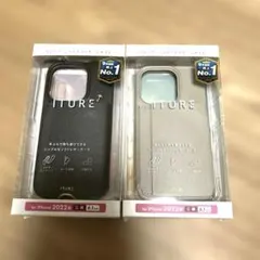 ELECOM オープンソフトレザーケース iPhone 14 Pro 2色セット