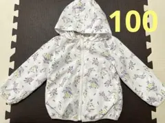petit main❤︎花柄ウインドブレーカー 100