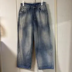 ANCELLM AGING LOOSE TAPERED DENIM WISM別注 - メルカリ