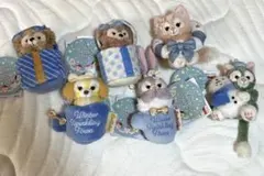 ダッフィー　ウィンタートゥインクリングタウン　ぬいぐるみストラップ まとめ売り