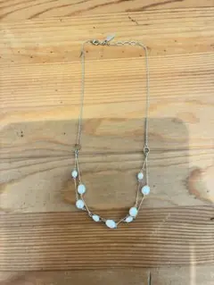 INDIVI ランダム　淡水パール　2連ネックレス　美品