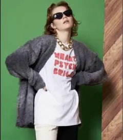 最終値下げ！MAISON SPECIAL グラデーションニットカーディガン 川口春奈【MAISON SPECIAL】グラデーションループシャギーニット