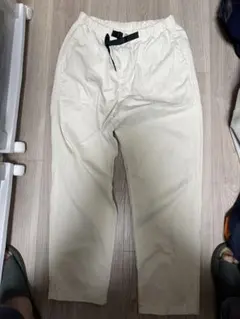 【Gramicci】ルーズテーパードリッジパンツ M オフホワイト