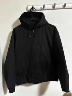 UNIQLO U フーデッドジップアップブルゾン Lサイズ 黒