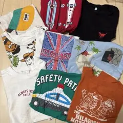 【 120 Tシャツ まとめ売り 】　9点セット