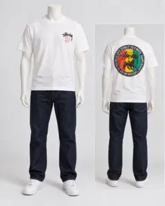 80s 90s OLD STUSSY 黒タグ USA製 L ラスタライオン
