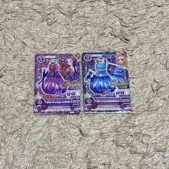 アイカツカードセット　2枚　サマーナイト　サイン入り