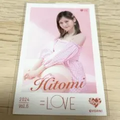 髙松瞳 イコラブ ミニフォト レア vol.6 ナツマトペ ジャケ写衣装