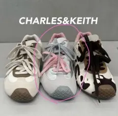CHARLES & KEITH ダブルレーススニーカーのサムネイル