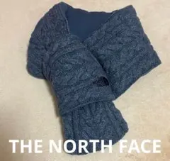 韓国購入品⭐︎希少 THE NORTH FACE ケーブル編みマフラー ネイビー