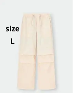 新品 未使用 GU テックパラシュート プルオンパンツ