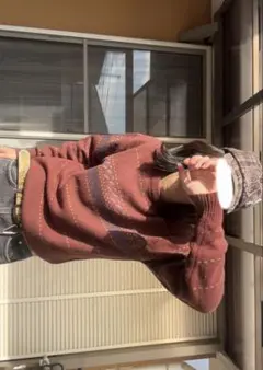 90s 古着 柄ニット gx1000 supreme dime quasi