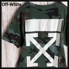 人気XLサイズ】オフホワイト クロスアロー ビッグロゴ バックロゴ 長袖